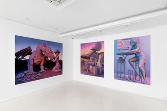 Contemporary art exhibition Emma Stern Boy It Feels Good To Be A Cowgirl at Almine Rech Paris Rue de Turenne France