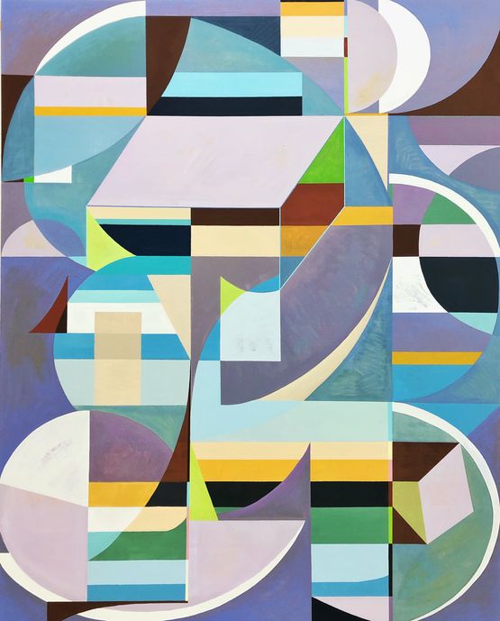 Hidden Circle No.2 by Liang Manqi contemporary artwork Painting