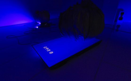 Interpreter AI-from the deep sea AI- by Yohan Han contemporary artwork Moving Image