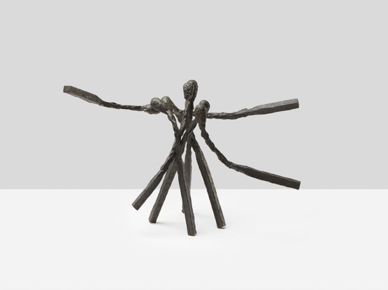 The Kiss Group II by Thomas Wachholz contemporary artwork Sculpture