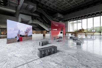 Contemporary art exhibition 2025 Taipei Biennial Whispers on the Horizon at Taipei Fine Arts Museum Taiwan