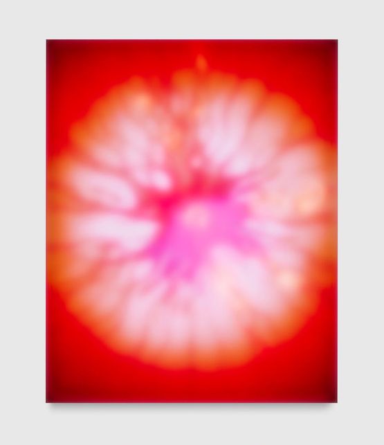 Ruby Nebula by Leo Villareal contemporary artwork Sculpture