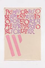 Primadopo by Giorgio Griffa contemporary artwork painting
