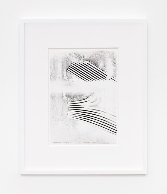 Xerografia Originale, 1967 by Bruno Munari, Xerox on paper, 36.5 x