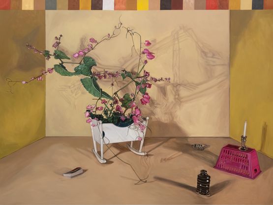 Uyayi ng Reyna  The Queens Lullaby by Yasmin Sison-Ching contemporary artwork Painting
