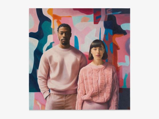 Samuel and Ellie by Amir Fattal contemporary artwork Painting