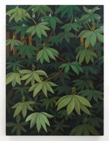 Horse Chestnut Leaves by Stephen McKenna contemporary artwork painting works on paper