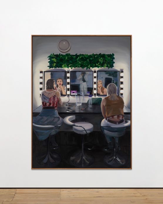 Troupers Backstage II by Caroline Walker contemporary artwork Painting