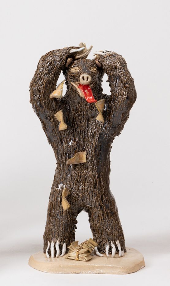 And suddenly there was money everywhere II by Ioana Maria Sisea contemporary artwork Sculpture