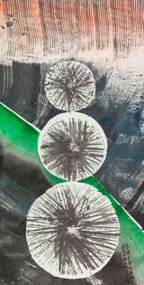 Memories in Circles by Chu Ko contemporary artwork painting works on paper