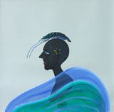 The Moon Under The Sea IX by Sivasubramaniam Kajendran contemporary artwork painting