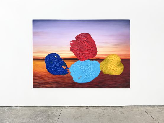 Feel the love by Eduardo Sarabia contemporary artwork Painting