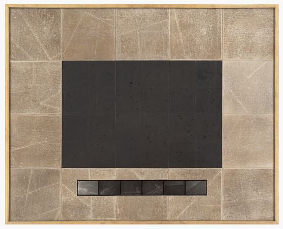 Nazca Series Southern Hemisphere Star Chart I by Michelle Stuart contemporary artwork Painting