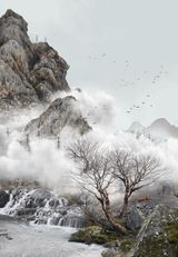 Goose by Yang Yongliang contemporary artwork print