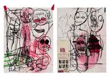 SS EE Pose File Diptych D1 2 and 1 by Paul McCarthy contemporary artwork works on paper