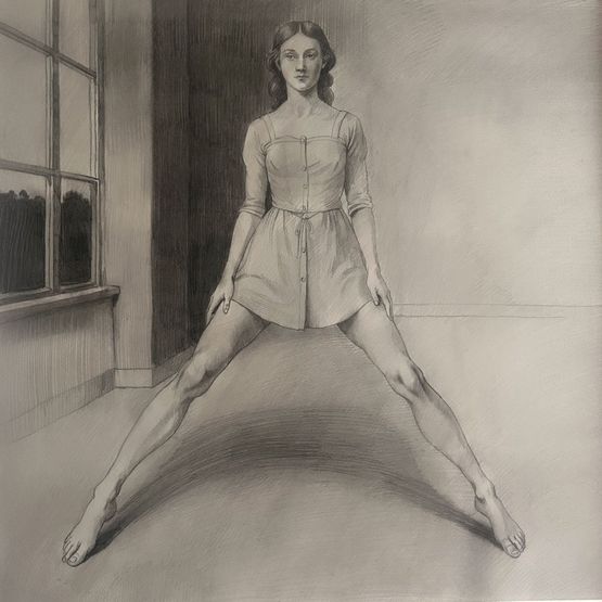 As If To Speak by Von Wolfe contemporary artwork Works on Paper