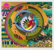 Roda Coracao II by Beatriz Milhazes contemporary artwork Painting