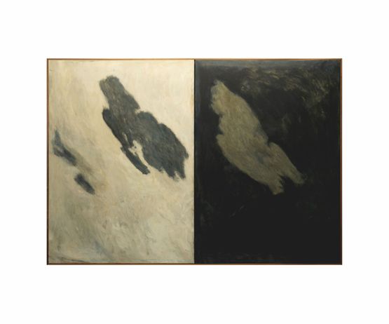 August Diptych by Nuria Maria contemporary artwork Painting