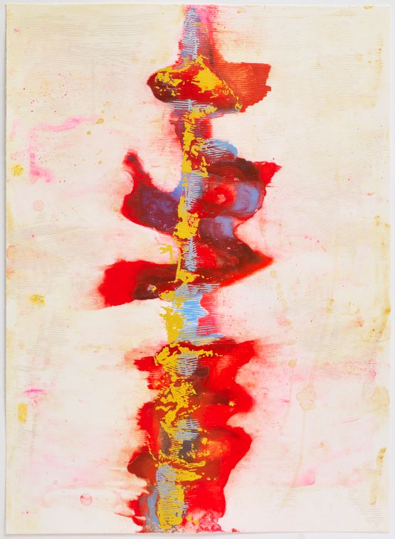 Octoberbloom II by Frank Bowling contemporary artwork Print