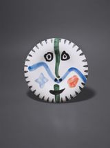 Visage no.111 A.R. 476 by Pablo Picasso contemporary artwork sculpture