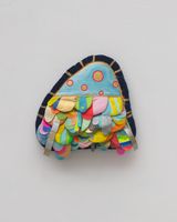 Paisagem selvagem IV by Leda Catunda contemporary artwork painting sculpture textile