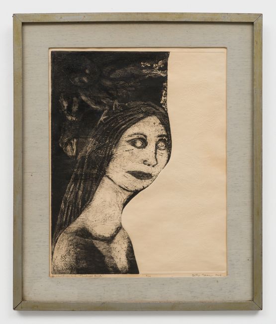 Enchantress and Twilight Bird by Betye Saar contemporary artwork Print
