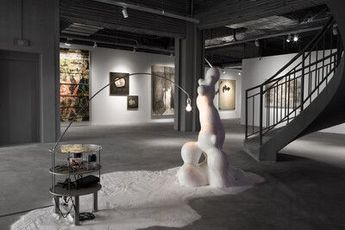 Contemporary art exhibition Group Exhibition From Hen to Egg at ShanghART WB Central Shanghai West Bund China