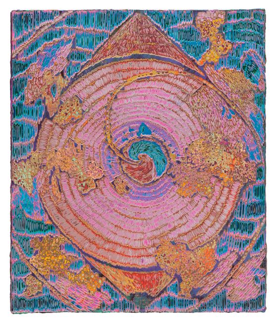 Heavenly Eyes 2023.9.2 by Jiang Miao contemporary artwork Painting