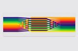 Theme 72-7 by Julio Le Parc contemporary artwork painting
