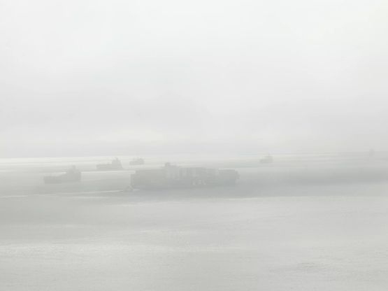 Cargo Ships September 29 2023 849 am by Richard Misrach contemporary artwork Print