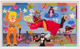 Flying Over Indulkana by Kaylene Whiskey contemporary artwork Painting