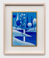 Untitled forest by Nicolas Party contemporary artwork works on paper