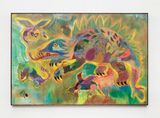 Sem titulo Animais Untitled Animals by Chico Da Silva contemporary artwork works on paper