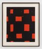 Ohne Titel rot Untitled red by Gunther Forg contemporary artwork Works on Paper