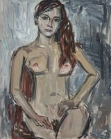 Woman Figure by Huang Rui contemporary artwork painting works on paper
