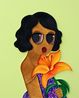Lone Blossom I by Ayobola Kekere-Ekun contemporary artwork Painting