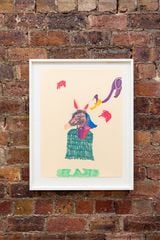 Donkey vs Elephant by Walter Price contemporary artwork drawing works on paper