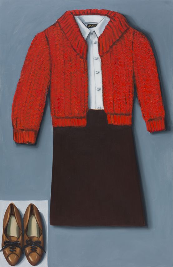 Outfit No. 1 by Lisa Milroy contemporary artwork Painting