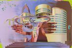 Sunworld Dynasty Hotel Taipei by Cui Jie contemporary artwork Painting