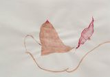 From the Dead Reckoning to Her Folds series by Iz Oztat contemporary artwork painting works on paper