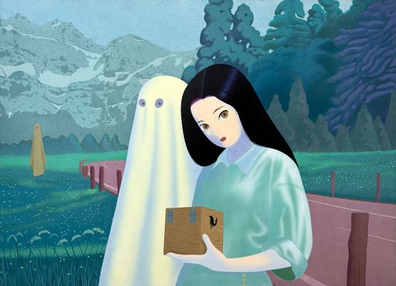 Ghost town by Jang Koal contemporary artwork Painting