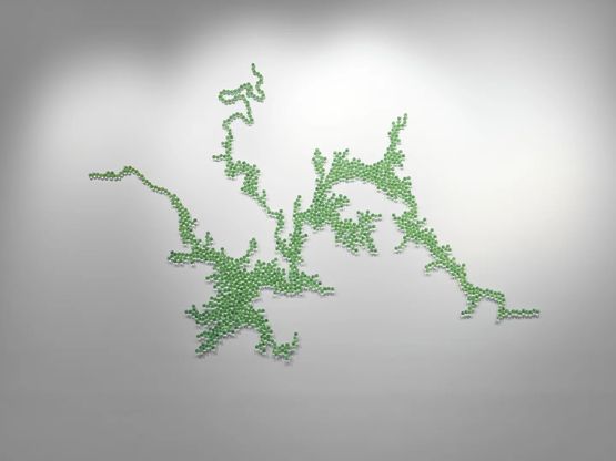 Marble Han River Dam by Maya Lin contemporary artwork Sculpture