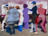 Amid the Crowd by Miao Miao contemporary artwork painting
