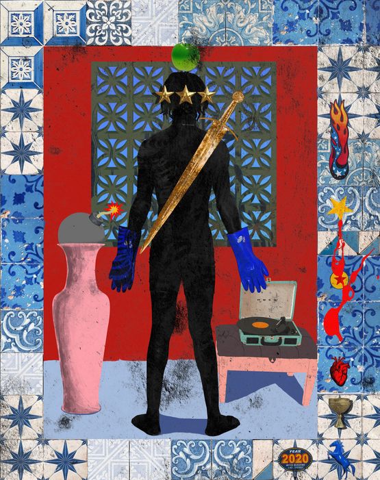 Do You Listen To LoFi by Adesola Yusuf contemporary artwork Print