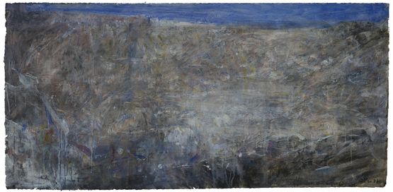 Timely Clearing After Snowfall No.1 by Qi Lan contemporary artwork Mixed Media