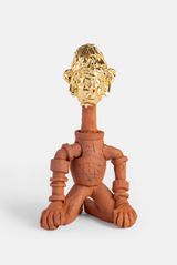 Kneeling Votive Figure by Ramesh Mario Nithiyendran contemporary artwork sculpture