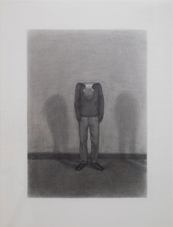Blank and White by Chi Peng contemporary artwork Works on Paper