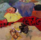 Untitled by Anas Albraehe contemporary artwork painting works on paper