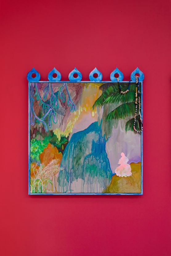 Set yourself free you now by Alberta Whittle contemporary artwork Painting