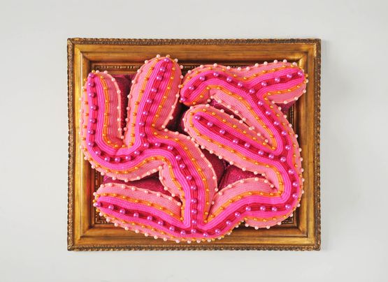 Pink Champagne by Joana Vasconcelos contemporary artwork Sculpture